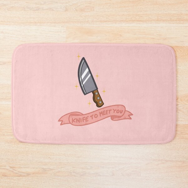 Item preview, Knife To Meet You (Peach) designed and sold by FennecLoaf.