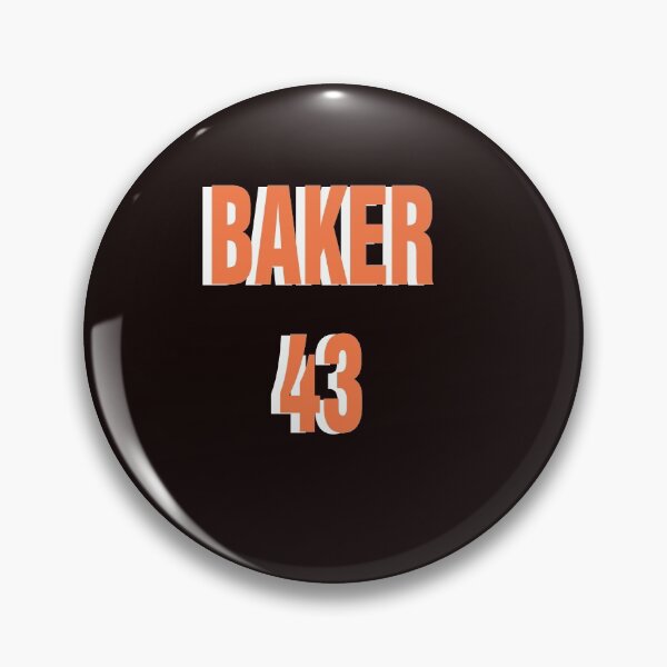 Item preview, BAKER  43      (orange letters) designed and sold by CUTESTUFFnow.