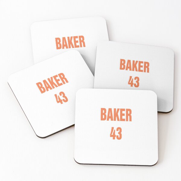 Item preview, BAKER  43      (orange letters) designed and sold by CUTESTUFFnow.