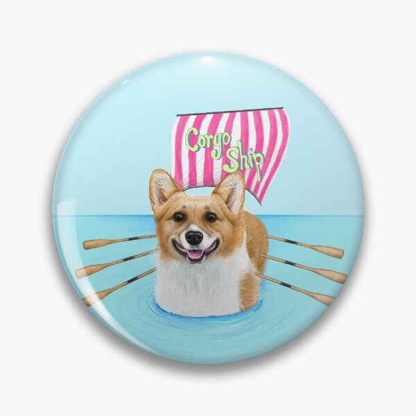 Item preview, Funny Corgi (Corgo) Ship Meme Design designed and sold by Blobertinka.