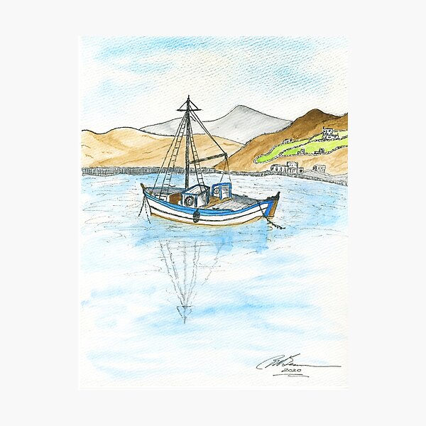 Sailing The Greek Isles Photographic Print