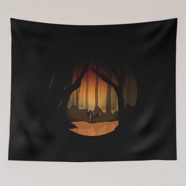 Item preview, Deer in the Forest designed and sold by Furmidable Designs.
