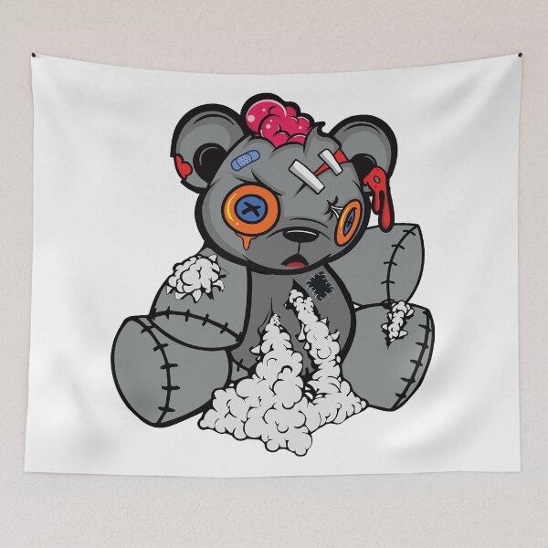 Item preview, Grey Zombie Bear designed and sold by Shaki-9.