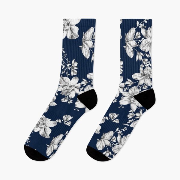 Item preview, WHITE ON NAVY BLUE designed and sold by AMYJAMIN.