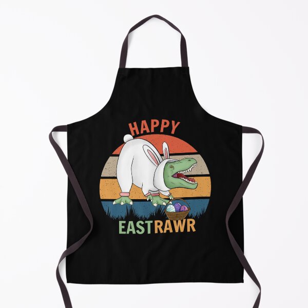 Item preview, Happy eastrawr / t rex in easter bunny costume on distressed sunset designed and sold by portrait4you.