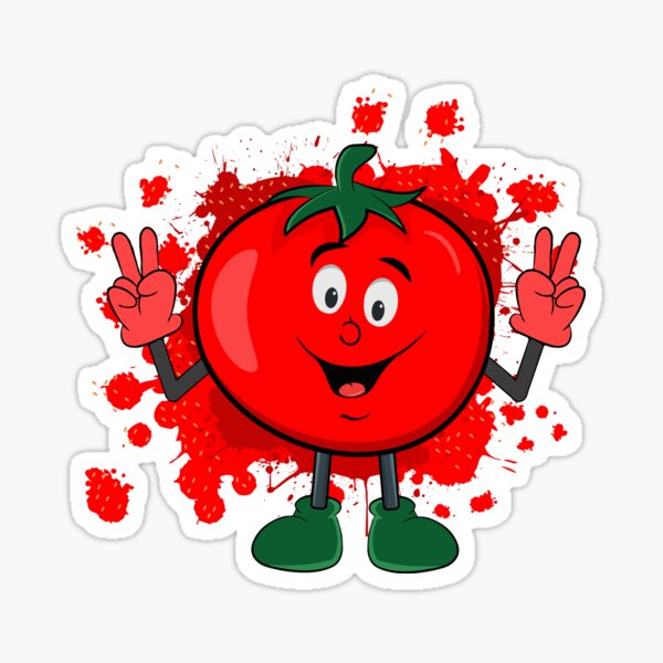 Cute funny cartoon tomato Cute funny cartoon tomato