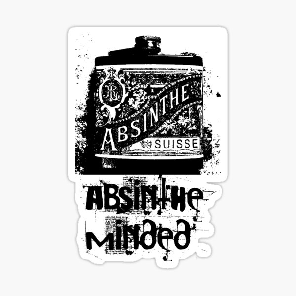 Absinthe Minded Sticker