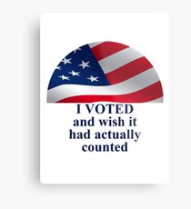 Voting Metal Print