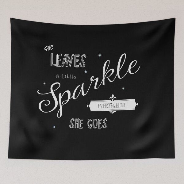 Item preview, She leaves a little sparkle everywhere she goes designed and sold by StickersbyVW.