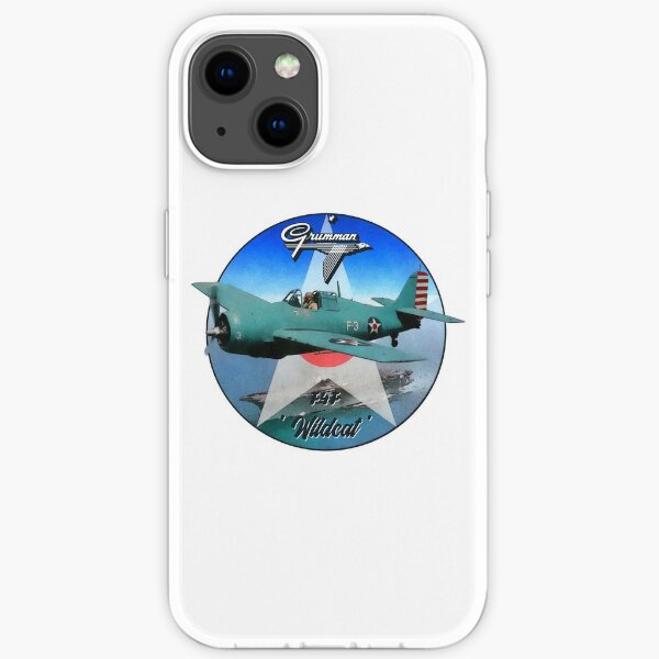 Grumman F4F Wildcat WW2 fighter iPhone Soft Case