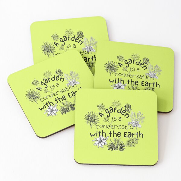 Item preview, A  Garden Is A Conversation With The Earth designed and sold by EarthArtDesigns.