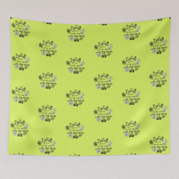 Item preview, A  Garden Is A Conversation With The Earth designed and sold by EarthArtDesigns.