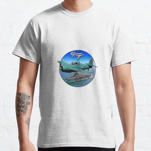 Grumman F4F Wildcat WW2 fighter Classic T-Shirt