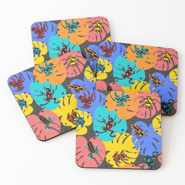 Item preview, Disco Dart Frogs designed and sold by Cammi Friederichs.