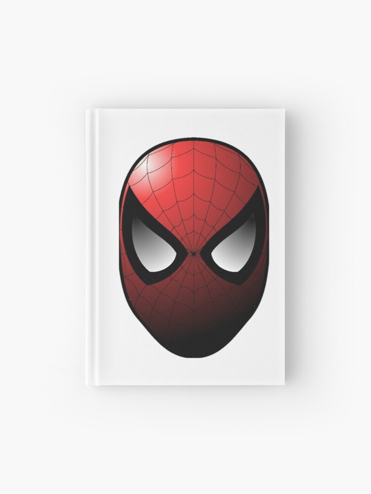 Cuaderno de tapa dura «Cara de Spiderman» de JustDawnDesign | Redbubble