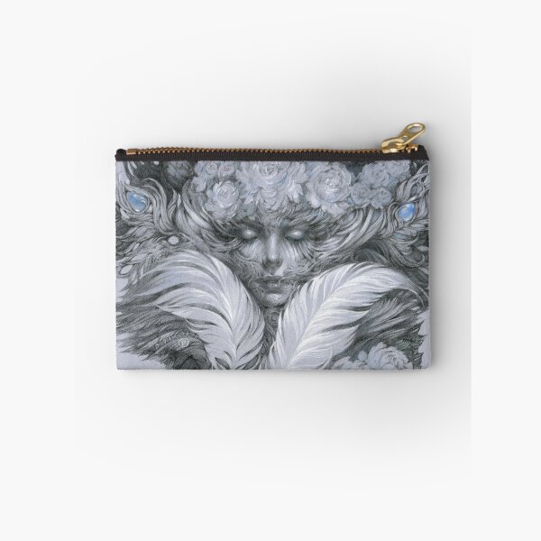 Item preview, Fairy lady with white feathers and roses. designed and sold by DalfaArt.