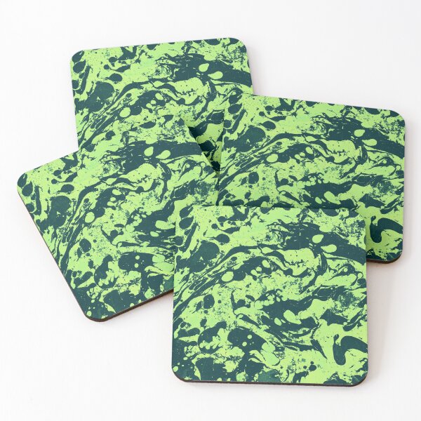 Item preview, Green marbled paper design designed and sold by anetkresli.