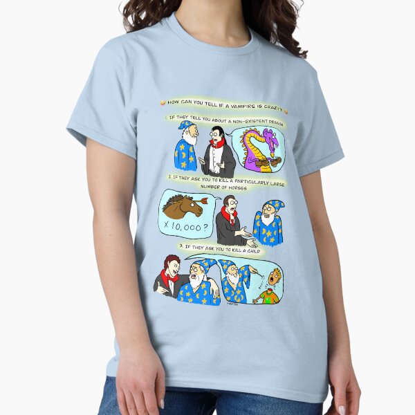 Item preview, How Can You Tell If A Vampire Is Crazy? designed and sold by SpumblyInd.