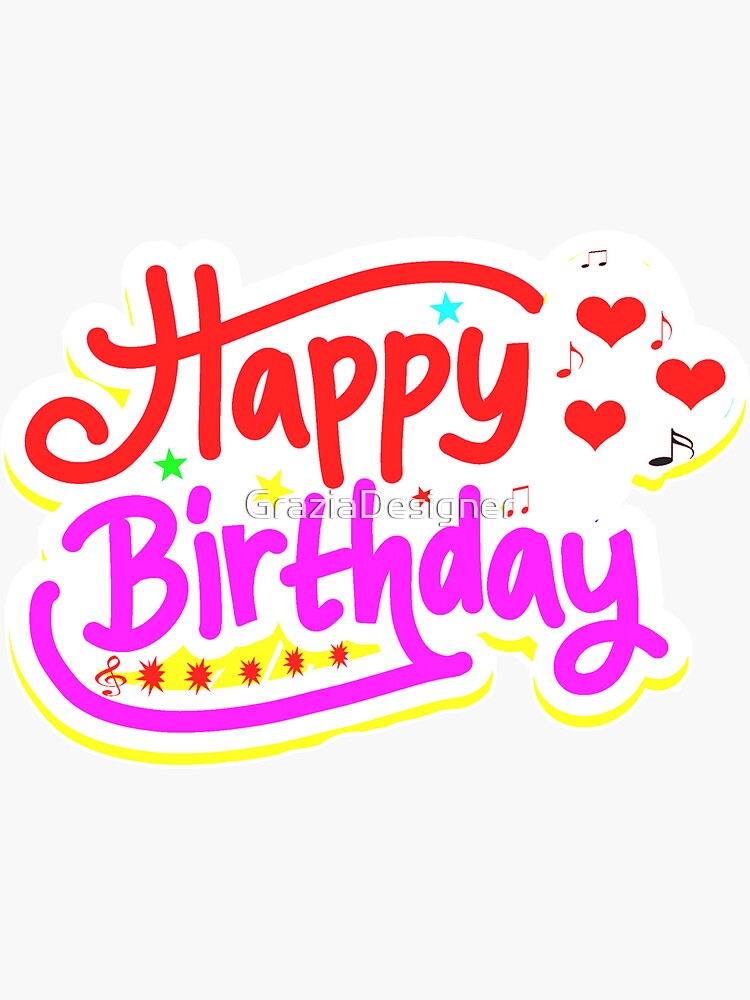 Happy Birthday Sticker Images - Free Download on Freepik