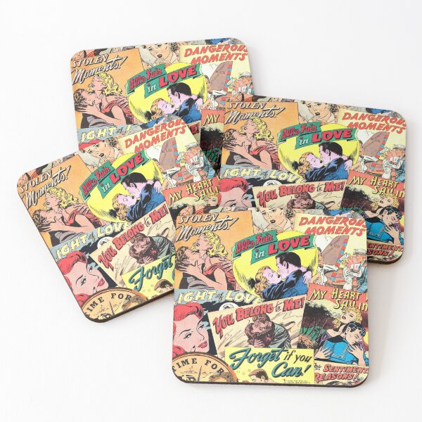 Item preview, Vintage Romance Comics Collage designed and sold by RosarioDesigns.