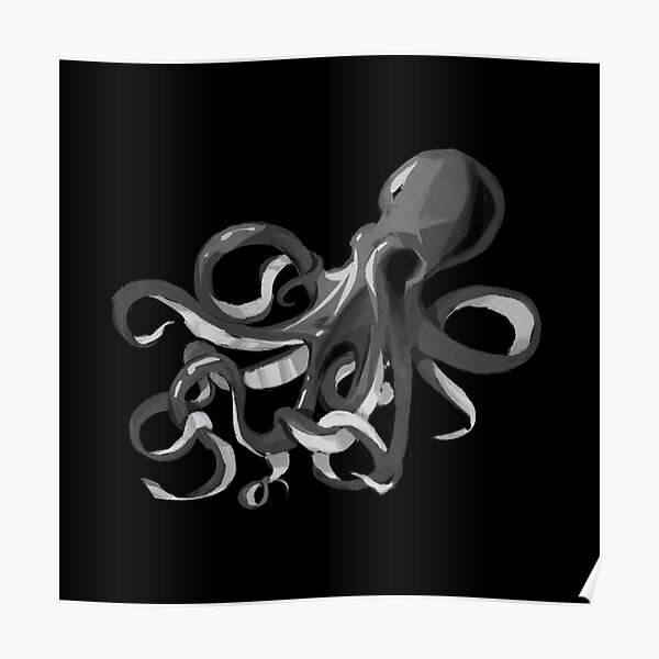 Doomed Octopus Poster For Sale By Everyany Redbubble 8415