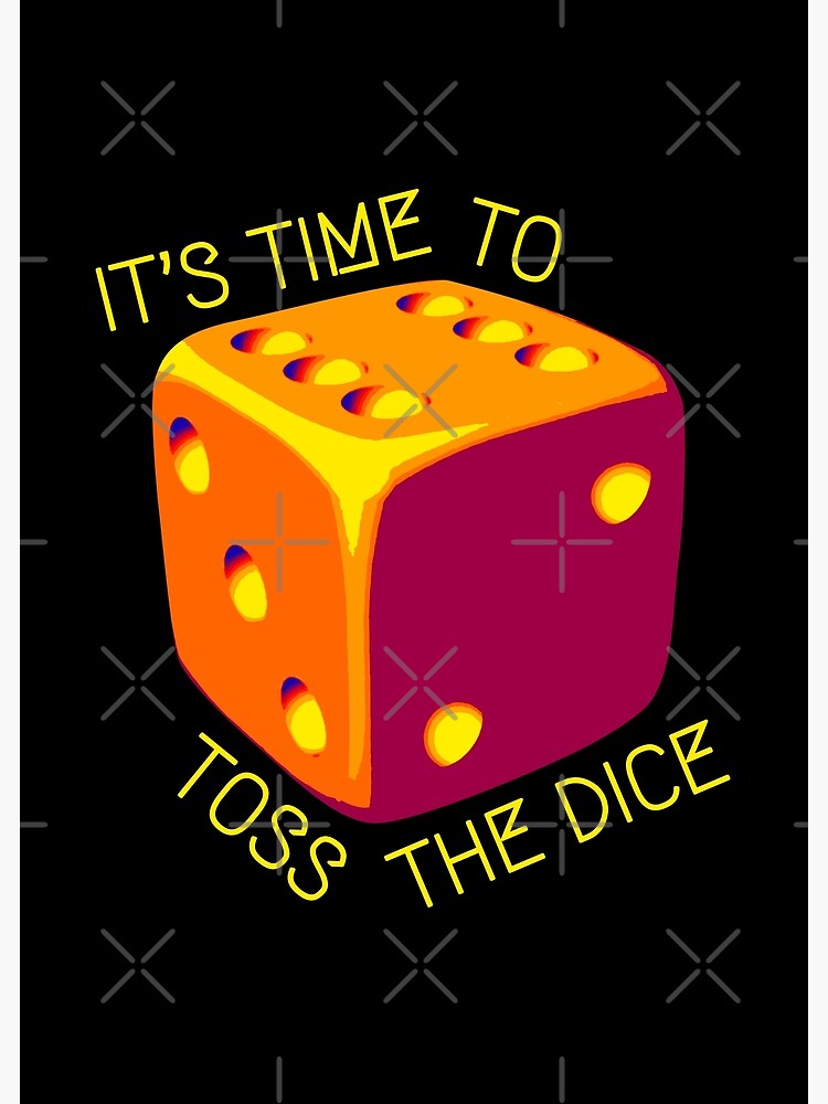 "WHEEL OF TIME FANART IT'S TIME TO TOSS THE DICE" Art Print by itsMePopoi Redbubble