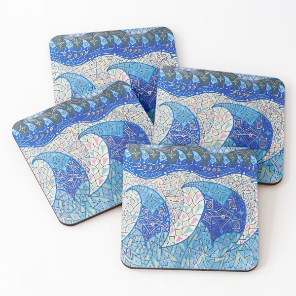 Item preview, Abstract Gemstone Waves designed and sold by artbyalette.
