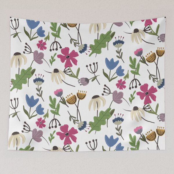 Item preview, Folksy Floral designed and sold by Quick Brown Fox Canada.