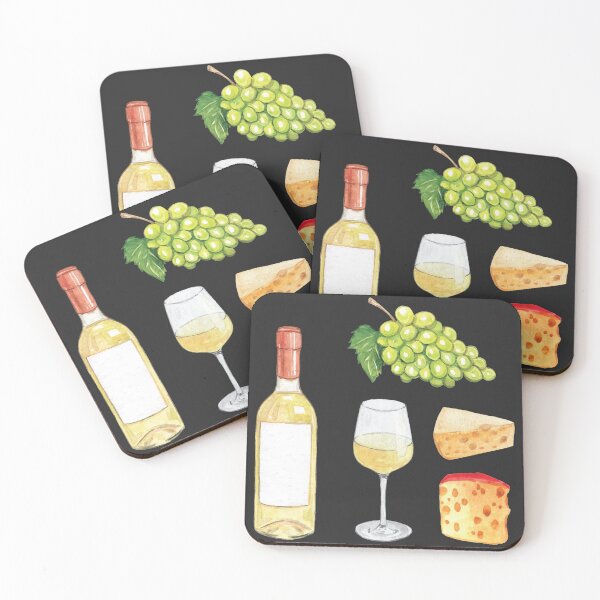 Item preview, White Wine and Cheese designed and sold by Alicia Chee.