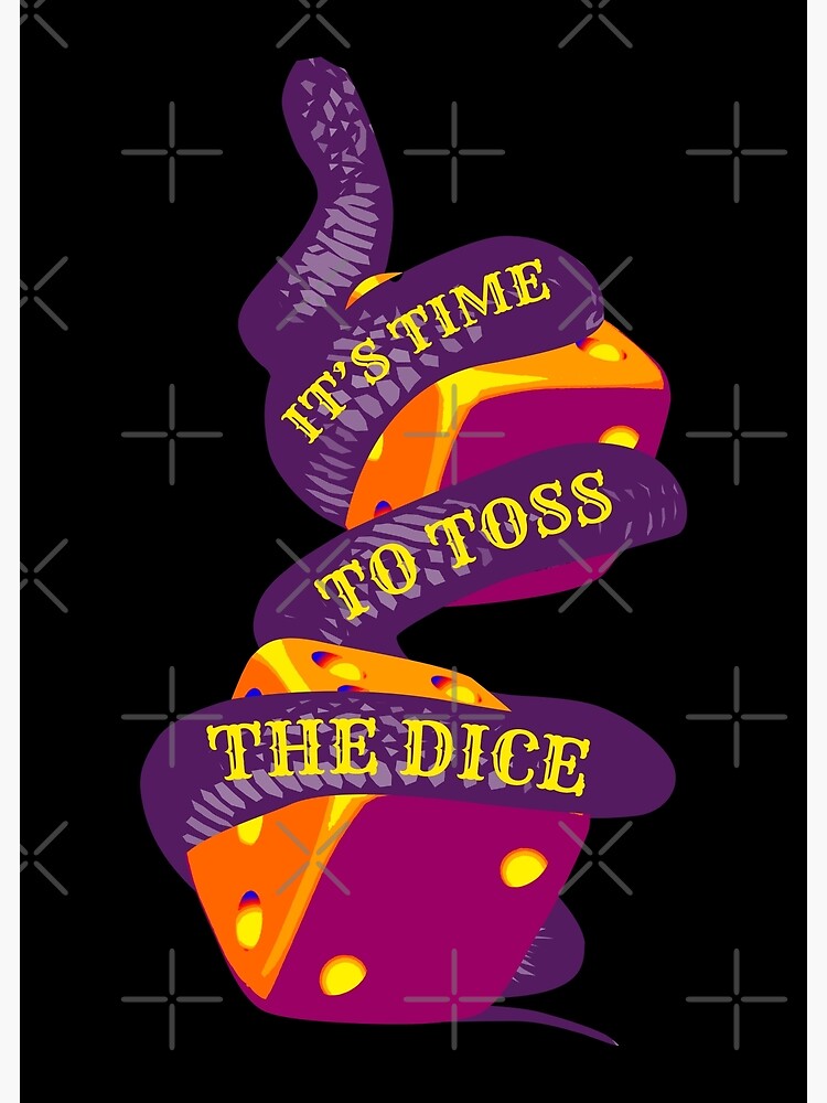 "WHEEL OF TIME FAN ART TIME TO TOSS THE DICE" Art Print by itsMePopoi Redbubble