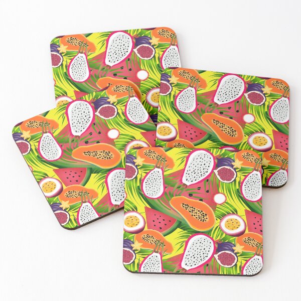 Item preview, Tropical,exotic fruits,colourful,summer pattern  designed and sold by MariaMarinova.