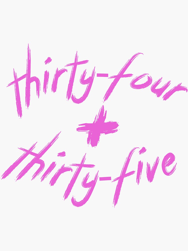 34-plus-35-tee-sticker-for-sale-by-meghanwithanh-redbubble