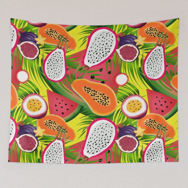 Item preview, Tropical,exotic fruits,colourful,summer pattern  designed and sold by MariaMarinova.