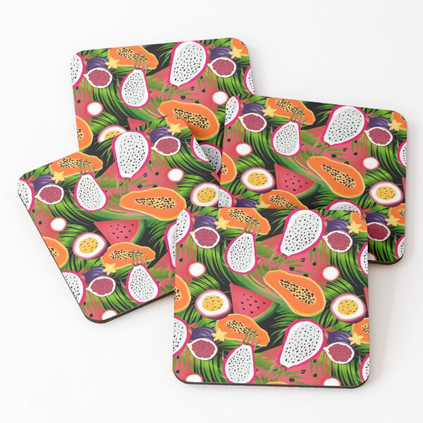Item preview, Tropical,exotic fruits,colourful,summer pattern  designed and sold by MariaMarinova.