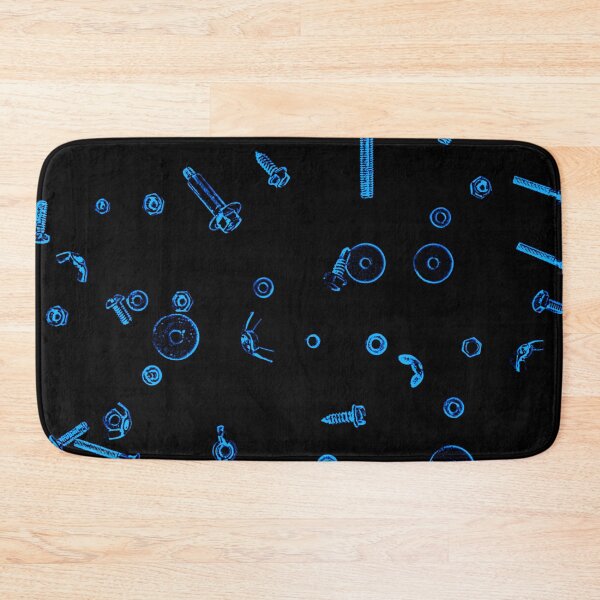 Item preview, Nuts and Bolts Blue Pattern designed and sold by mrtraz.