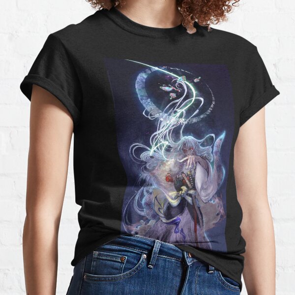 luna zorro blanco Camiseta clásica