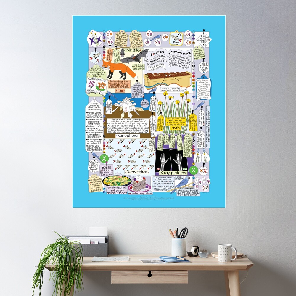 The Twenty-fourth Letter of the Alphabet: X or x Poster