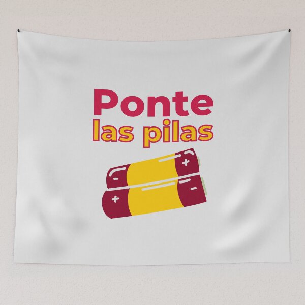 Item preview, Ponte las pilas frase spanish designed and sold by Tecnofa.
