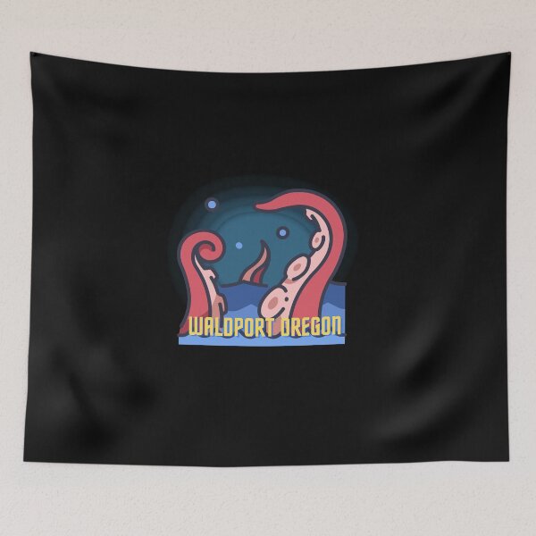 Item preview, Waldport Oregon Coast Pacific Northwest Kraken Octopus designed and sold by DansDankDesigns.