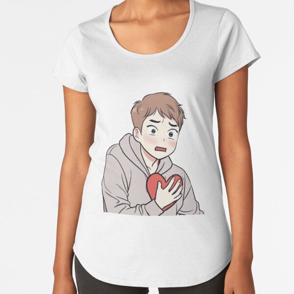 Manga de BJ Alex Camiseta premium de cuello ancho