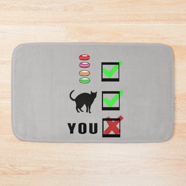 Item preview, Macaroon And Cat Checklist - Macaroon Lover designed and sold by SharpThreadZ.