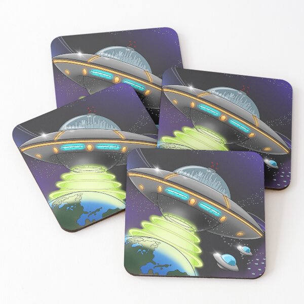 Item preview, Alien mothership invasion designed and sold by Wxyzptlk.