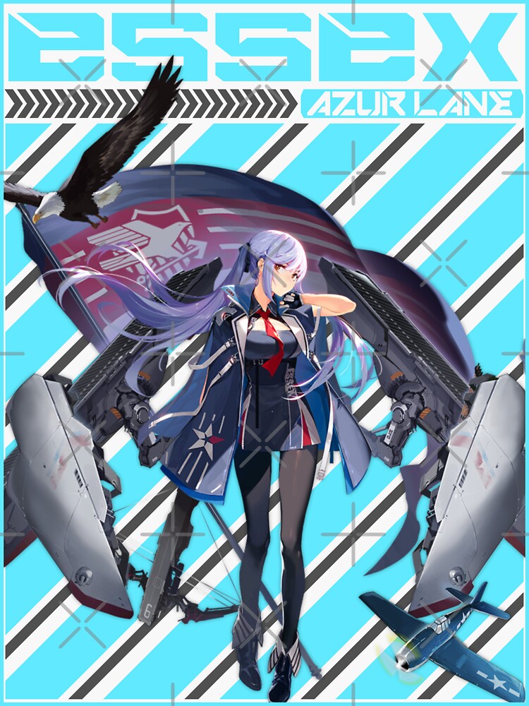 Azur Lane Essex Sticker For Sale By Votrevpx Redbubble