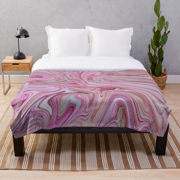 Item preview, Pink Abstract Marble Swirl Pattern designed and sold by KelseyNY.