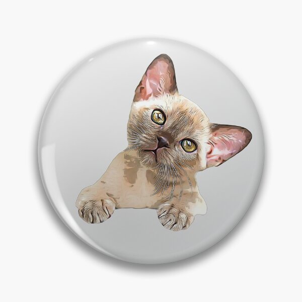 Item preview, Burmese Kitten Cute Cat designed and sold by ElegantCat.