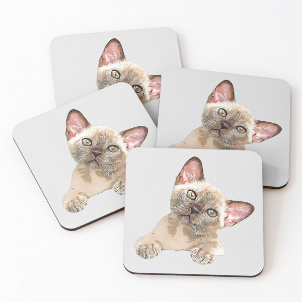 Item preview, Burmese Kitten Cute Cat designed and sold by ElegantCat.