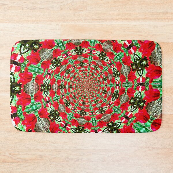 Item preview, Fringy red tulip swirl designed and sold by SeaChangeDesign.