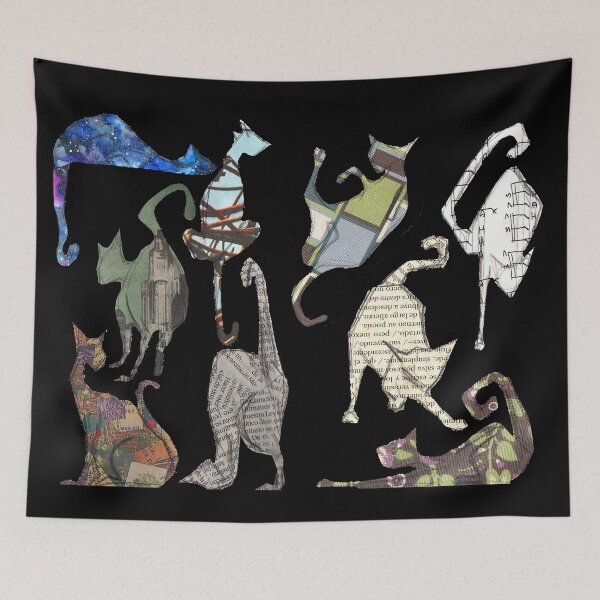 Item preview, CATS FLYING designed and sold by MNKARTDESIGN.
