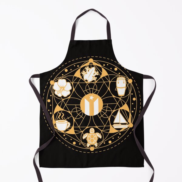 Item preview, Magic Circle of a Boricua (Gold Lines) designed and sold by BoricuaLatina30.