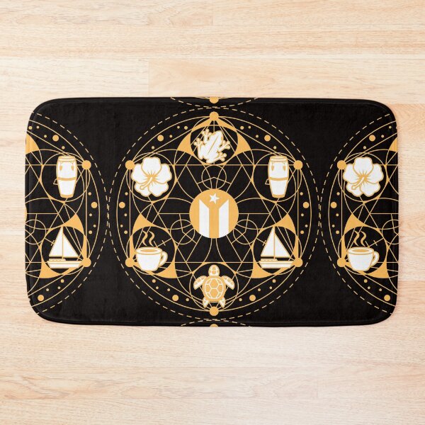 Item preview, Magic Circle of a Boricua (Gold Lines) designed and sold by BoricuaLatina30.